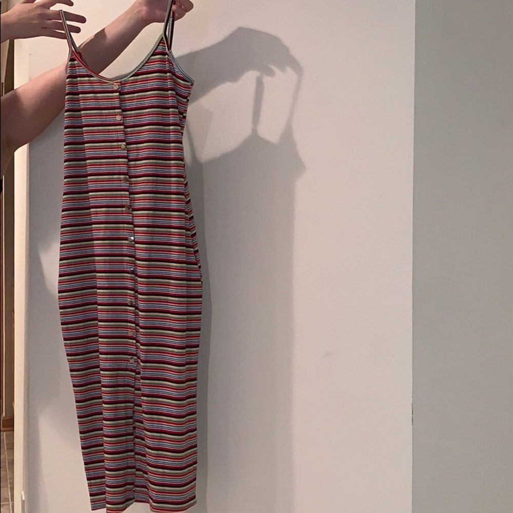 Tight fitting stripped dress